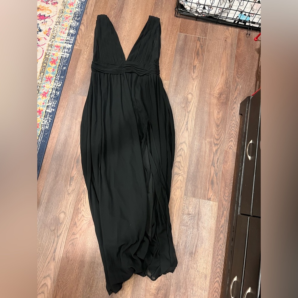 Lulu's Black Maxi Dress